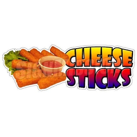 Signmission Safety Sign, 1.5 in Height, Vinyl, 48 in Length, Cheese Sticks D-DC-48-Cheese Sticks